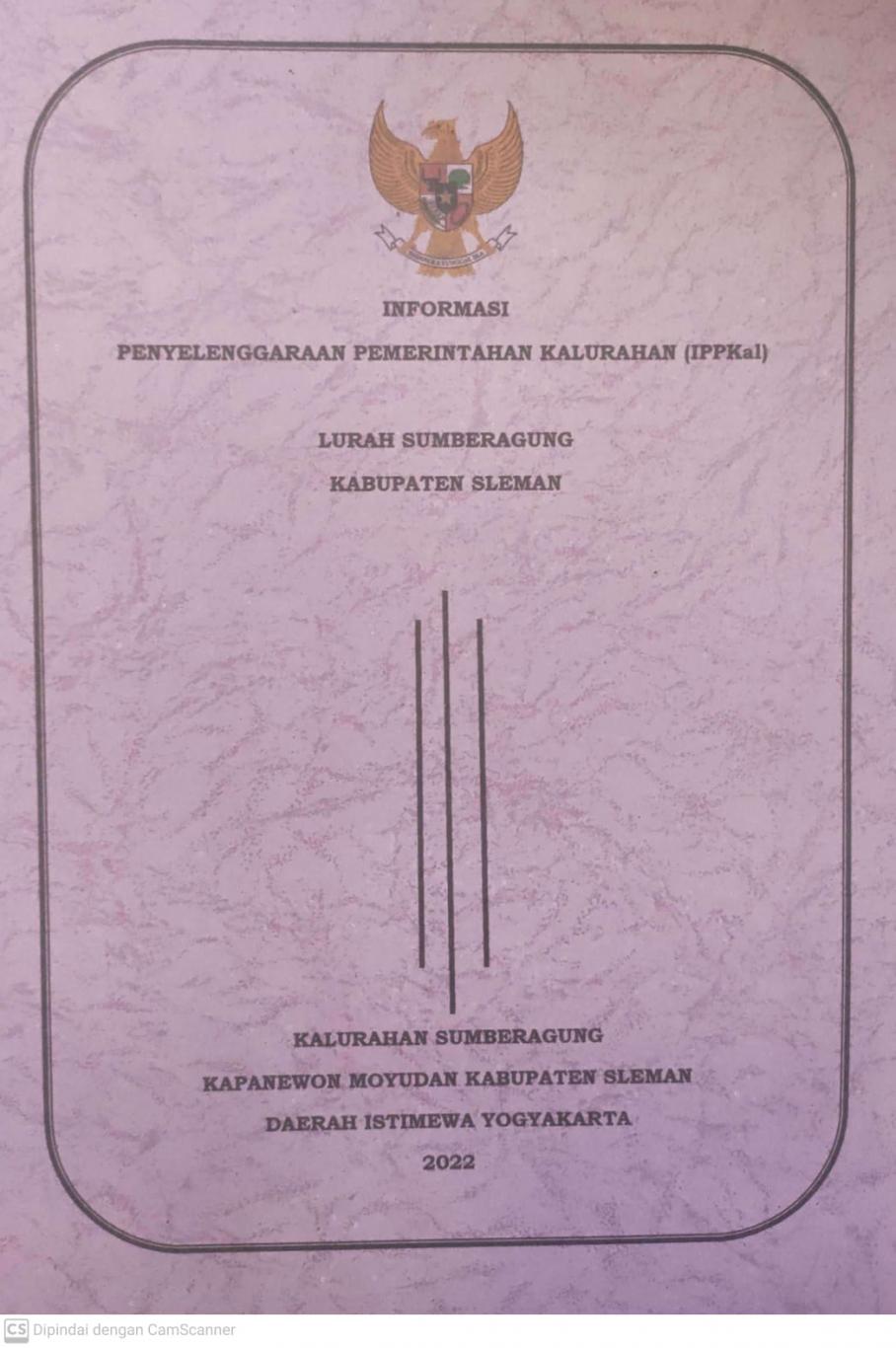 IPPKal Kalurahan Sumberagung Tahun 2021